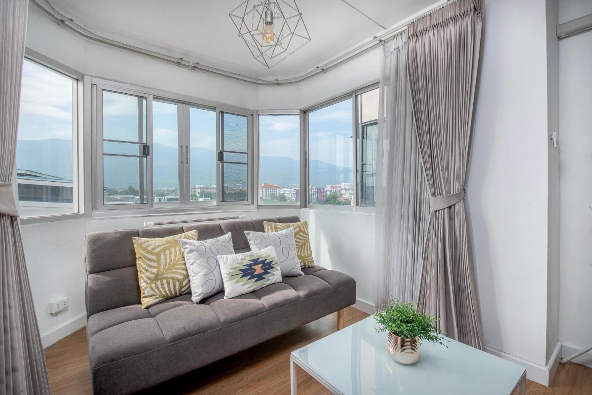 Cozy B At Nimman Studio Room In Condominium 치앙마이 외부 사진